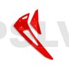 FUP-419RE FUSUNO Neon Red Fiberglass Horizontal/Vertical Fin Compatible with Blade 300 X